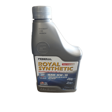 Aceite 5w30. Sintetico 1lts.